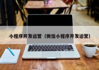 小程序開發(fā)運(yùn)營（微信小程序開發(fā)運(yùn)營）