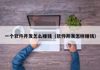 一個(gè)軟件開(kāi)發(fā)怎么賺錢（軟件開(kāi)發(fā)怎樣賺錢）