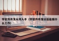 學軟件開發(fā)從何入手（學軟件開發(fā)以后能做什么工作）